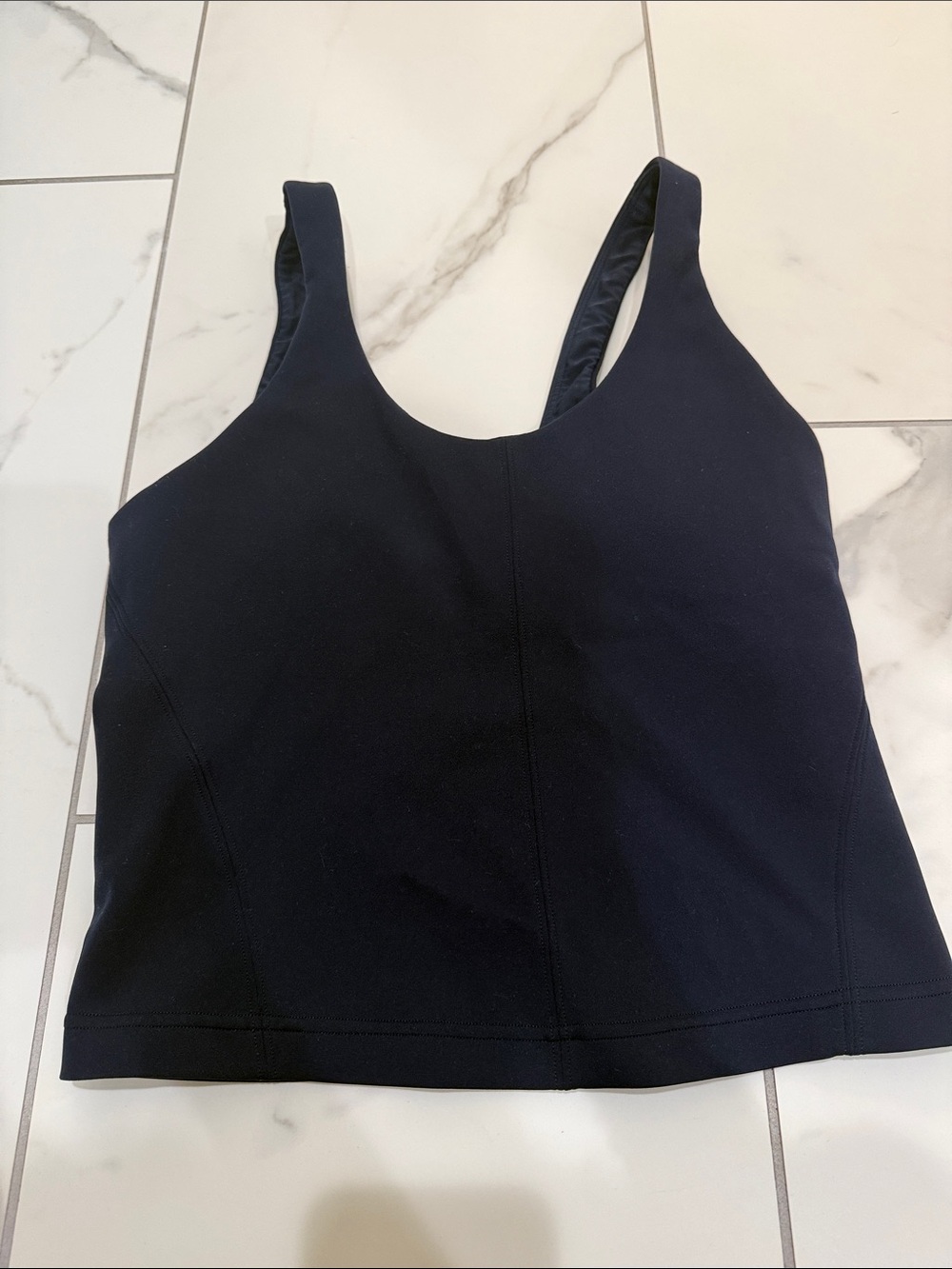 lululemon athletica Black Scoop Neck Sports Bra Tank